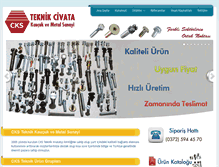 Tablet Screenshot of cksteknik.com